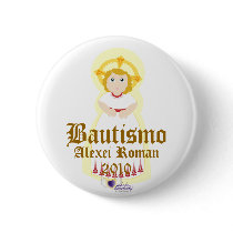 "Bautismo" Button- Customize by wholeheartedly "Bautismo" Button- Customize