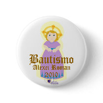 "Bautismo" Button- Customize by wholeheartedly "Bautismo" Button- Customize