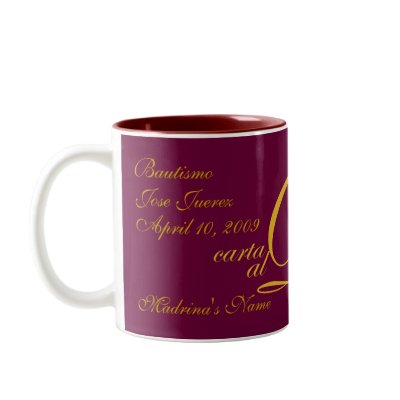 "Bautismo",Communion, Confirmation's Mug-Costomize by wholeheartedly