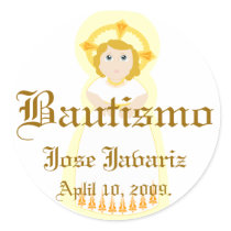 "Bautismo" Sticker-Customize by wholeheartedly "Bautismo" Sticker-Customize