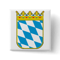 Bavaria coat of arms pinback button