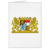 Bavaria coat of arms card