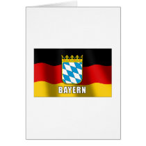 Bavaria coat of arms greeting card