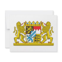 Bavaria coat of arms invitations