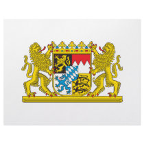 Bavaria coat of arms letterhead template