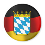 Bavaria coat of arms fridge magnet