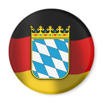 Bavaria coat of arms fridge magnet