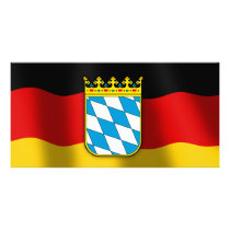 Bavaria coat of arms photo cards