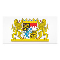 Bavaria coat of arms photo cards