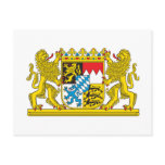 Bavaria coat of arms post cards