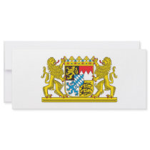 Bavaria coat of arms rack card design
