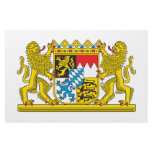Bavaria coat of arms stationery paper