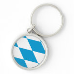 Bavaria Flag Bavarian Flag Keychain