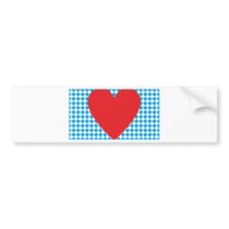 Bavaria heart heart Bavaria Bumper Sticker