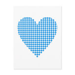 Bavaria heart lozenges Bavaria heart dia. moon Postcard