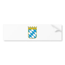 Bavaria lesser coat of arms bumper sticker