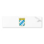 Bavaria lesser coat of arms bumper sticker