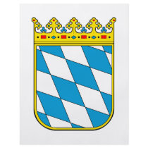 Bavaria lesser coat of arms full color flyer