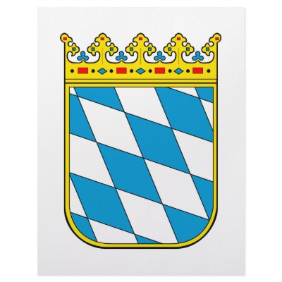 Bavaria lesser coat of arms customized letterhead by german_pride