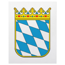 Bavaria lesser coat of arms customized letterhead