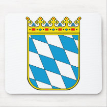 Bavaria lesser coat of arms mousepad