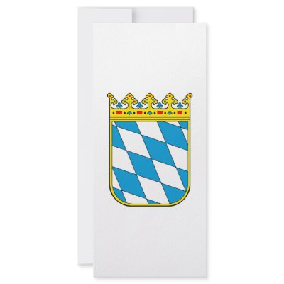 Bavaria lesser coat of arms full color rack card by german_pride