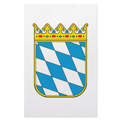 Bavaria lesser coat of arms custom stationery by german_pride