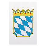 Bavaria lesser coat of arms custom stationery