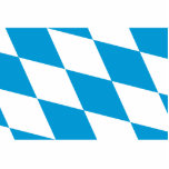 Bavaria (Lozengy), Germany flag Photo Cutouts