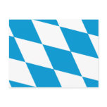 Bavaria (Lozengy), Germany flag Post Card