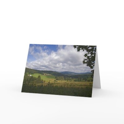 Bavarian Forest Greeting Card - Customized by SabineSt