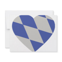 bavarian heart icon invitations