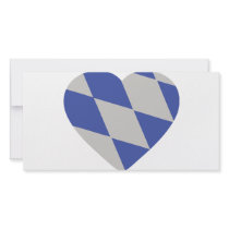 bavarian heart icon photo cards