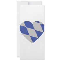 bavarian heart icon rack cards