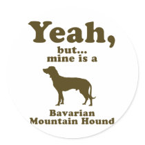 Bavarian Mountain Hound stickers