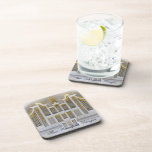 Bavarian organ coaster cork coasters