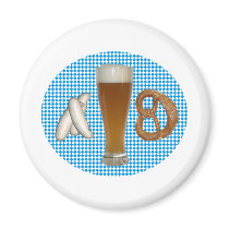 Bavarian snack fridge magnet
