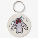 Bawling Bunny Keychain keychain