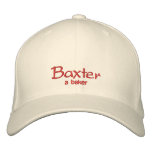 Baxter Name Cap / Hat Embroidered Baseball Caps