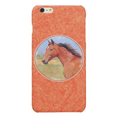 BAY ANDALUSIAN MARE GLOSSY iPhone 6 PLUS CASE