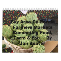Bay Area California Farmers MarketsCo... Wall Calendar