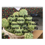 Bay Area California Farmers MarketsCo... Wall Calendar