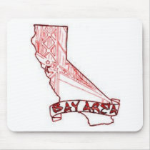 Bay Area California Mouse Pad
