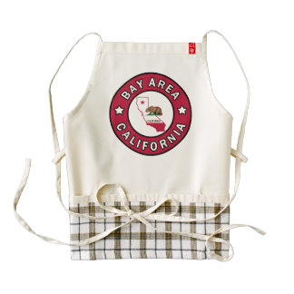 Bay Area California Zazzle HEART Apron