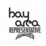 Bay Area Representative Round Sticker