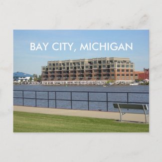 BAY CITY, MICHIGAN POST CARD postcard
