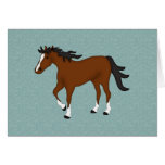 Bay Horse Card
