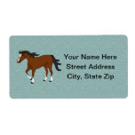 Bay Horse Shipping Labels