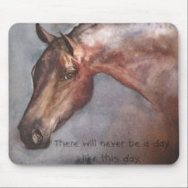 Bay Horse Mouse Pad mousepads