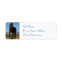 Bay Horse Return Address Label